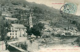 Biert Pres Massat Vue Du Village Circulee En 1905 - Oust