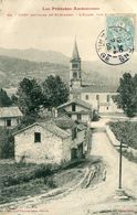 Oust L'eglise Vue De La Chapelle Circulee En 1905 - Oust