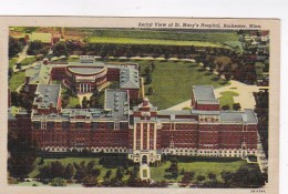 Minnesota Rochester Aerial View Of St Mary's Hospital 1951 Curteich - Rochester