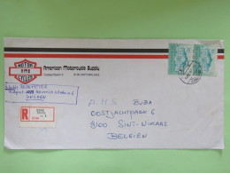 Hungary 2007 Registered Cover Heviz To Belgium - Castle - Lettres & Documents