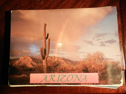 16685) ARIZONA RAINBOW AFTER A DESERT SHOWER VIAGGIATA AIR MAIL - Tucson