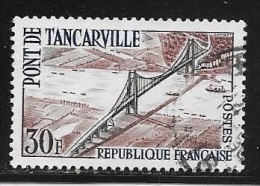 N° 1215  FRANCE  - OBLITERE  -  PONT DE TANCARVILLE  -  1959 - Gebruikt