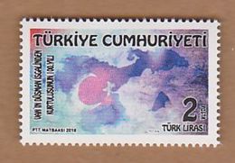 AC - TURKISH STAMP - 100th ANNIVERSARY OF THE LIBERATION OF VAN FROM THE ENEMY INVASION THEMED DEFINITIVE STAMP MNH 02 A - Blocks & Sheetlets