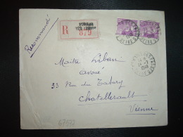 LR TP M.DE GANDON 10F Paire OBL.24-7 1948 ST MAUR DES FOSSES SEINE (94) à Me LIBAN Avoué - Posttarife