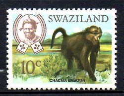 SWAZILAND. N°168 De 1969. Babouin. - Monkeys
