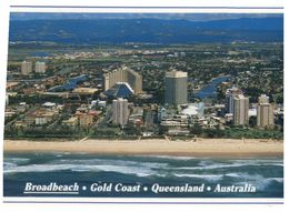 (666) Australia - QLD - Broadbeach  (with Stamp At Back Of Card) - Gold Coast