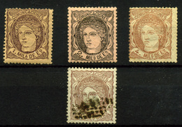 2422- España Nº 109, 102,, 103/4 - Gebraucht