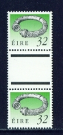 IRELAND  -  1990+  Heritage Definitives  32p  Gutter Pair  Unmounted/Never Hinged Mint - Nuevos