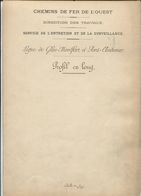 Chemins De Fer De L’Ouest Ligne De Clos-Montfort  à Pont-Audemer, Profil En Long - Europe