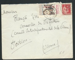 Timbre Antituberculeux De 1936  Oblit  TYPE B4, Bureau De Distrib Ution De Chiche Dpt 79 En 1936-  Fab5004 - Antituberculeux