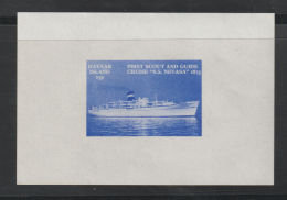 GB Scotland Davaar 1974 Cat. Gallery Nr.313B Imperf.   MNH  Ship "s.s. Nevasa" - Cinderellas