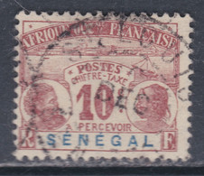 Sénégal Taxe N° 5  O  10 C. Brun-rouge,  Oblitération Moyenne, TB - Timbres-taxe