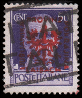 Lubiana (occupazione Tedesca) "Imperiale" 50 C. Violetto - 1944 - Occup. Tedesca: Lubiana