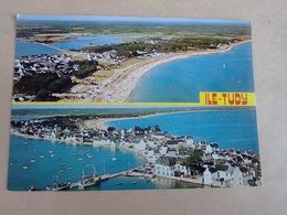 29  ILE  TUDY    LA  PLAGE  ET  LE  PORT - Ile Tudy