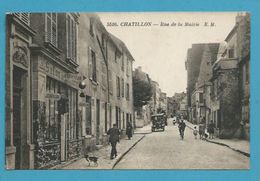 CPA 5510 - Commerces Coiffeur Rue De La Mairie CHATILLON 92 - Châtillon