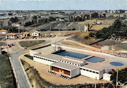 33-LA REOLE- VUE AERIENNE , LA PISCINE - La Réole