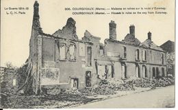 COURGIVAUX - Maisons En Ruines (Guerre 1914-15) - Bétheny