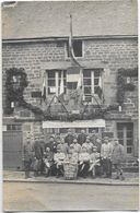 SAINT AUBIN DU CORMIER (35) Carte Photo Groupe De Militaires Armistice Guerre 1914-18 - Autres & Non Classés