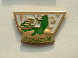 PIN'S  VOLLEYBALL - RIXHEIM - HAUT RHIN - Pallavolo