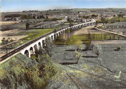 33-LANGON- LE PONT VUE DU CIEL - Langon