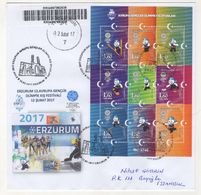 EYOF 2017 ERZURUM EUROPEAN YOUTH OLYMPIC WINTER FESTIVAL FIRST DAY COVER - Briefe U. Dokumente