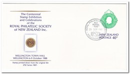 Nieuw Zeeland 1987, Prepaid Envelope, Stamped Royal Philatelic Society Wellington - Ganzsachen