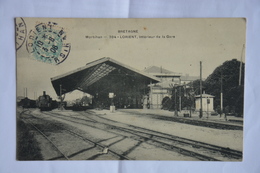 LORIENT-interieur De La Gare-train A Quai - Lorient