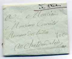 De Saint  Calais  ( Manuscrite Lenain N°1 )  / Dept 71 Sarthe / 1787 / Ind 20  Cote 450E - 1701-1800: Vorläufer XVIII