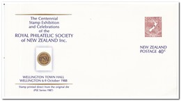 Nieuw Zeeland 1987, Prepaid Envelope, Royal Philatelic Society Of New Zealand - Interi Postali