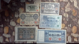 Lot Geldscheine Deutsches Reich - Colecciones