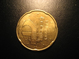 20 Cent. 2014 ANDORRA Good Condition Euro Coin - Andorra