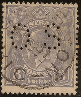 AUSTRALIA 1926 3d KGV OS SG O106 U #AIO472 - Service