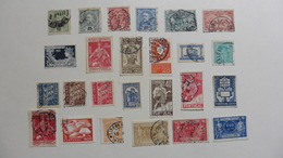 Portugal : 25 Timbres Oblitérés Et  Sans Gomme - Collections