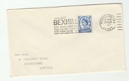 1967 Bexhill On Sea GB COVER SLOGAN Pmk SELECT BEXHILL GOOD MUSIC THEATRE ,QUIET, CLEAN , Stamps - Music