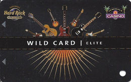Seminole Hard Rock Casinos USA - BLANK Elite Slot Card - Front Logos Top Corners - Casino Cards