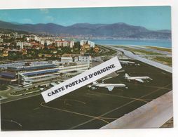 06 - NICE - L' AEROPORT DE NICE COTE D'AZUR - VUE AERIENNE - RESTAURANT - TOUR DE CONTROLE - Luchtvaart - Luchthaven