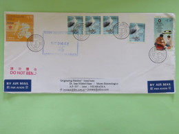 Hong Kong 2016 Cover To Nicaragua - Birds Eagle - Bicycle - Ambulance - Briefe U. Dokumente