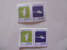 TAAF 2016    P 786/787  * *  RESERVE NATURELLE DES TAAF  GOMME BRILLANTE ET GOMME MATE NON REPERTORIE YVERT - Unused Stamps