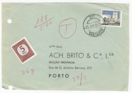 Front Of A Cover Not Complete Cover * Portugal * 1975 * Santarém * A Cobrar - Covers & Documents