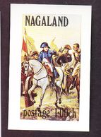 TIMBRE. BLOC. FEUILLET. NON DENTELÉ. ............................NAGALAND NAPOLÉON - Napoleon