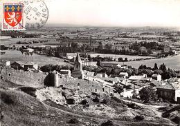 26-DONZERE-  VUE GENERALE SUR LA VILLE LES REMPARTS ET LA PLAINE - Donzere