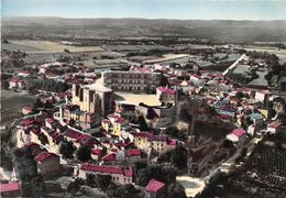 26-GRIGNAN- VUE GENERALE AERIENNE SUR LE CHATEAU ET LE VILLAGE - Grignan