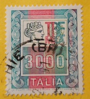 ERCHIE 1991 12 Giugno Raccomandata X BRINDISI Alti Valori 3000 Lire Varietà Con Fascia Rosso-nera Nei Fregi - VEDI FOTO - Varietà E Curiosità