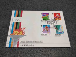 PORTUGAL CHINA MACAO FDC BARCELONA OLYMPICS GAMES 1992 - FDC