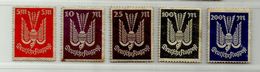 Allemagne III ème Reich Poste Aérienne N° 15 - 16 - 17- 18 - 19 - Poste Aérienne