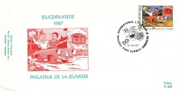 2264  BD P838 FDC   Rare Suske En Wiske Bob Et Bobette Vandersteen Willy 3-10-1987 5480 Durbuy €15 - 1981-1990