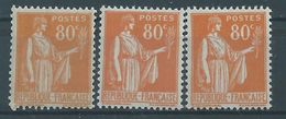 [21] Variété :  N° 366 Type Iris Trois Nuances De Couleurs  ** - Unused Stamps