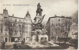 Delcampe - Nice - Monument Gambetta - Monuments, édifices