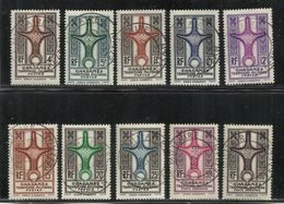 GHADAMES 1949 CROCE D'AGADEM CROIX CROSS SERIE COMPLETA COMPLETE SET USATA USED OBLITERE' - Gebruikt