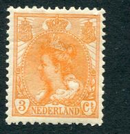 No 56 Bontkraag  3ct Oranje Postfris - Unused Stamps